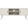 Safavieh Sorrel Mid - Century Media Stand, Distressed White MED5701A